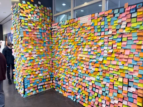 Sticky notes in Japan